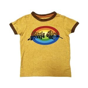 Little Bird By Jools Oliver Rainbow Ringer Tee Size 9-12m